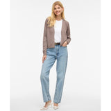 VILA VILA DAM KORTKOFTA VIRIL LÅNGÄRMAD STICKAD KOFTA-NOOS Cardigan Falcon Melange