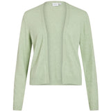 VILA VILA DAM KORTKOFTA VIRIL LÅNGÄRMAD STICKAD KOFTA-NOOS Cardigan Smoke Green LIGHT MELANGE