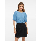 VILA VILA dam blus VIKALLY Blouse Blissful Blue