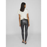 VILA VILA dam jeans VISARAH Jeans Black Denim COATED GLITTER