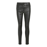 VILA VILA dam jeans VISARAH Jeans Black Denim COATED GLITTER
