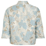 VILA VILA dam kavaj VIOTHEA Restudsalg Snow White JAQUARD BLUE/GOLD