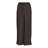 VILA VILA dam kjol VIELLETTE Restudsalg Coffee Bean