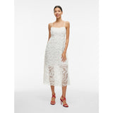 VILA VILA dam klänning VILEONORA Dress Cloud Dancer