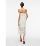 VILA VILA dam klänning VILEONORA Dress Cloud Dancer