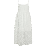 VILA VILA dam klänning VILEONORA Dress Cloud Dancer