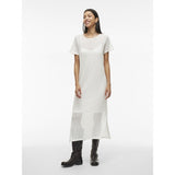 VILA VILA dam klänning VIMINE Restudsalg Snow white
