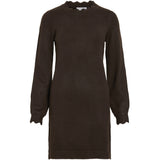 VILA VILA dam klänning VINIKOLINA Dress Coffee Bean Melange