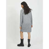 VILA VILA dam klänning VIRIL Dress Medium grey melange