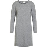 VILA VILA dam klänning VIRIL Dress Medium grey melange