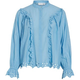 VILA VILA dam skjorta VIANGLASSI Shirt Blissful Blue