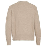 VILA VILA dam stickad VIHEFNA Knit Natural Melange WHITE ALYSSUM