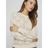 VILA VILA dam stickad tröja VICOTTI Knit Birch