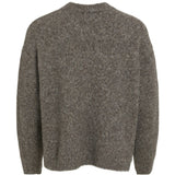 VILA VILA dam stickad tröja VIJADA Knit Taupe Gray MELANGE