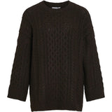 VILA VILA dam stickad tröja VIKAIA Knit Coffee Bean