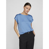 VILA VILA dam top VIELLETTE Top Blissful Blue
