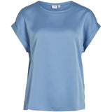 VILA VILA dam top VIELLETTE Top Blissful Blue