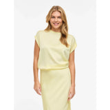 VILA VILA dam top VIELLETTE Top Pastel Yellow