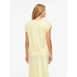 VILA VILA dam top VIELLETTE Top Pastel Yellow
