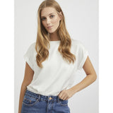 VILA VILA dam top VIELLETTE Top Snow white