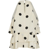 VILA VILA dam topp VICLAIRE Top Birch BLACK DOTS