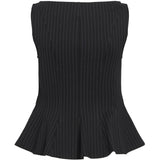 VILA VILA dam topp VIMASTRIBA Top Black Beauty PINSTRIPE