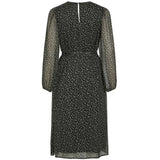 VILA VILA dam klänning VIFALIA Restudsalg Black Beauty Ika
