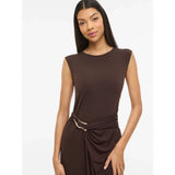 VILA VILA dam klänning VIJUSTINE Dress Slate black