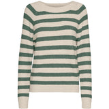 Vero Moda Vero Moda dam stickad VMDOFFY Knit Birch Laurel Wreath