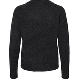 Vero Moda Vero Moda dam stickad VMDOFFY Knit Black Melange