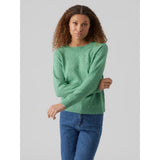 Vero Moda Vero Moda dam stickad VMDOFFY Knit Bright Green MELANGE