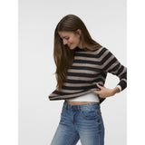 Vero Moda Vero Moda dam stickad VMDOFFY Knit Chocolate Torte W. COCOA BROWN