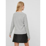 Vero Moda Vero Moda dam stickad VMDOFFY Knit Light Grey Melange