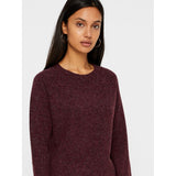 Vero Moda Vero Moda dam stickad VMDOFFY Knit Winetasting Detail:MELANGE