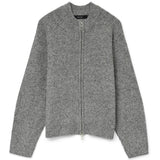 Vero Moda Vero Moda dam stickad kofta VMBANG Knit Medium grey melange