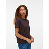 Vero Moda Vero Moda dam t-shirt AWNAIMA T-shirt Chocolate Torte