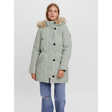 Vero Moda Vero Moda dam vinterjacka VMEXCURSIONEXPEDITION Restudsalg Mineral Gray