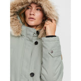 Vero Moda Vero Moda dam vinterjacka VMEXCURSIONEXPEDITION Restudsalg Mineral Gray