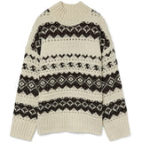 Vero Moda Vero Moda damstickad tröja VMAMPLE Knit Birch chocolate torte