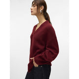 Vero Moda Vero Moda damstickad tröja VMBANG Knit Syrah