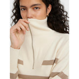 Vero Moda Vero Moda highneck VMSABA Shirt Birch Silver Mink