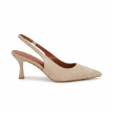 SHOES Vibeke dam klackskor P-1523 Shoes Khaki