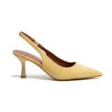SHOES Vibeke dam klackskor P-1523 Shoes Yellow