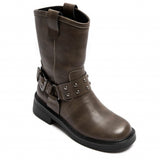 SHOES Victoire dam boots 7297 Restudsalg Kaki
