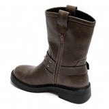SHOES Victoire dam boots 7297 Restudsalg Kaki