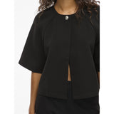 VILA Vila dam kofta top VISABBY Top Black Beauty