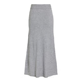 VILA Vila damkjol VIRIL Skirt Medium grey melange