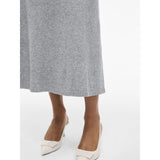 VILA Vila damkjol VIRIL Skirt Medium grey melange