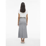 VILA Vila damkjol VIRIL Skirt Medium grey melange