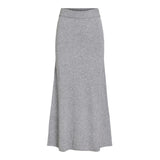 VILA Vila damkjol VIRIL Skirt Medium grey melange